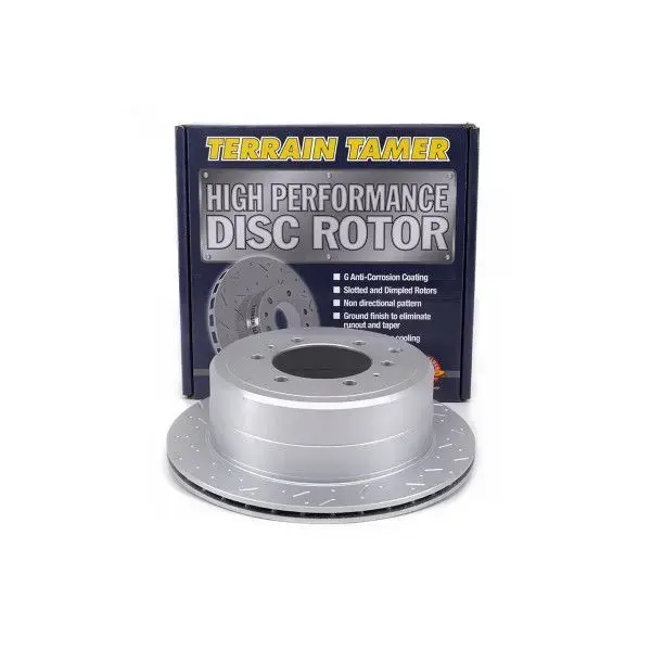 DISQUE DE FREIN POINTÉ/RAINURÉ ARRIÈRE