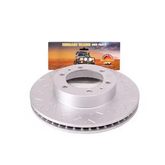 DISQUE DE FREIN POINTÉ/RAINURÉ AVANT