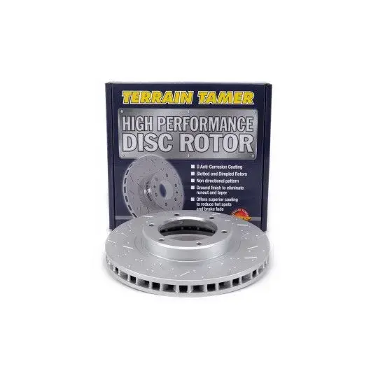 DISQUE DE FREIN POINTÉ/RAINURÉ AVANT