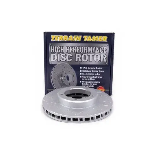 DISQUE DE FREIN POINTÉ/RAINURÉ AVANT