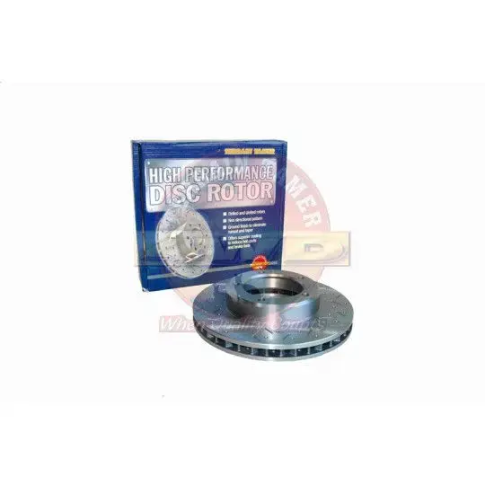 DISQUE DE FREIN POINTÉ/RAINURÉ AVANT