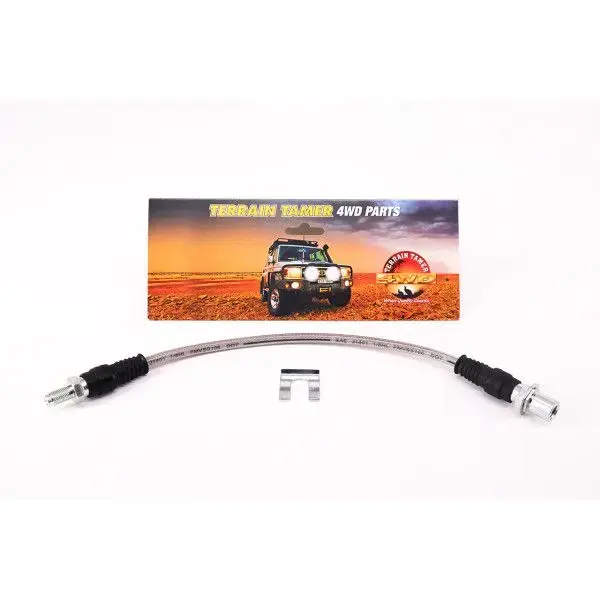 FLEXIBLE DE FREIN TRÉSSÉ CENTRAL ARRIÈRE ABS +50MM