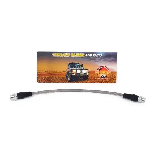 BRAIDED BRAKE HOSE FRONT CENTRE NO.1  +50MM