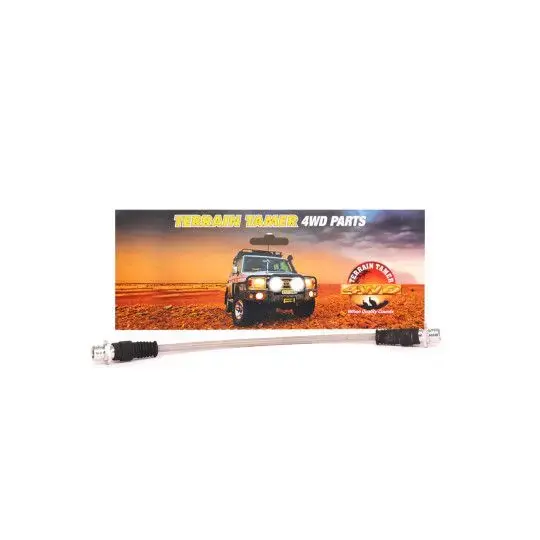 FLEXIBLE DE FREIN TRÉSSÉ CENTRAL ARRIÉRE DROIT +50MM