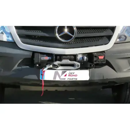 Dirty Roamer Platine de treuil intégrée au pare-chocs d'origi