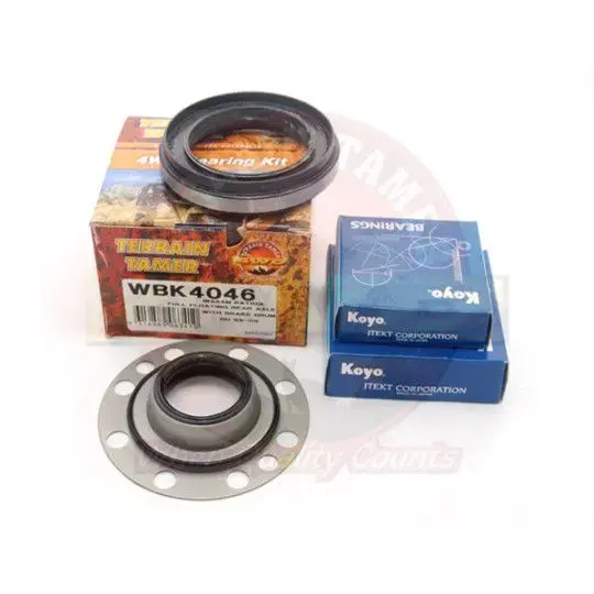 KIT ROULEMENT DE ROUE ARRIÈRE FREINS TAMBOURS AXE FLOTANT