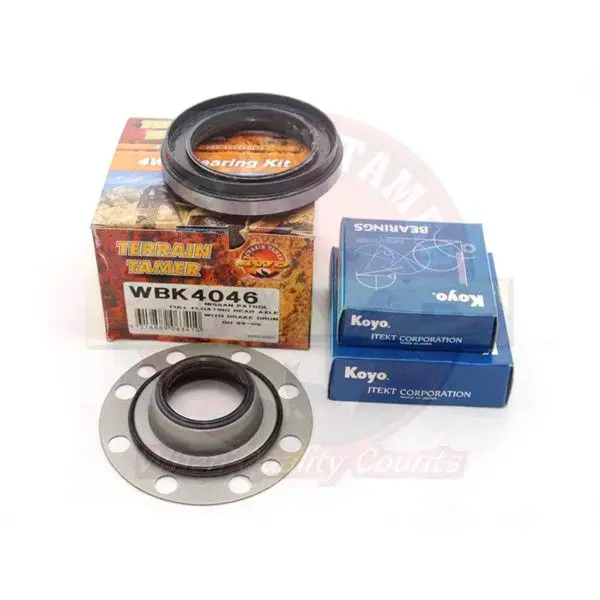 KIT ROULEMENT DE ROUE ARRIÈRE FREINS TAMBOURS AXE FLOTANT