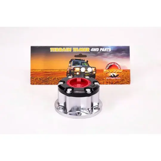 FREE WHEELING HUB 1 PIECE GENUINE ASIN  HAS A RED TURN KNOB