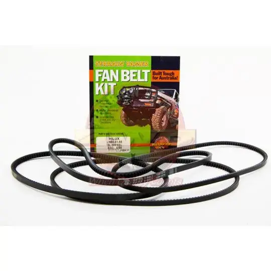 JEU COMPLET DE COURROIES D'ACCESSOIRES + CLIM