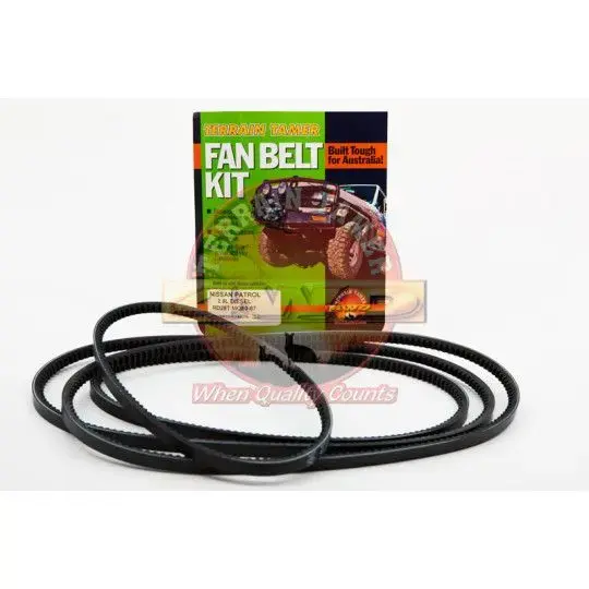 JEU COMPLET DE COURROIES D'ACCESSOIRES + CLIM RD28T