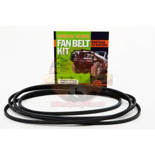 JEU COMPLET DE COURROIES D'ACCESSOIRES + CLIM 4.2L ESSENCE