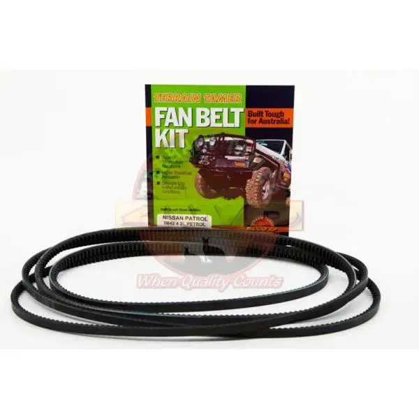 JEU COMPLET DE COURROIES D'ACCESSOIRES + CLIM 4.2L ESSENCE