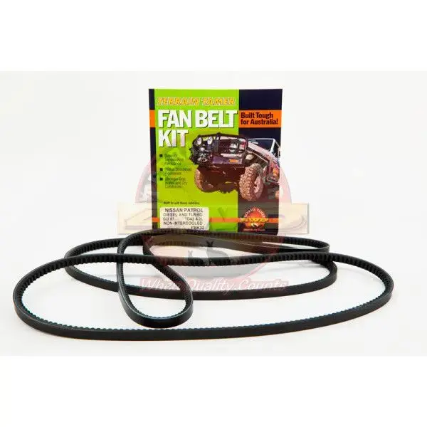 JEU COMPLET DE COURROIES D'ACCESSOIRES + CLIM (VOIR NOTES)