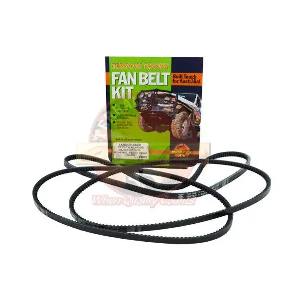 JEU COMPLET DE COURROIES D'ACCESSOIRES + CLIM (MÊME BATCH)