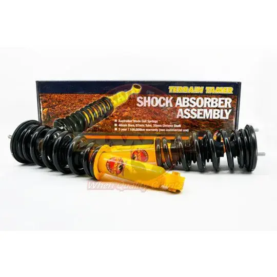 RESSORTS/AMORTISSEURS PRÉMONTÉS RÉHAUSSE +35MM TARAGE +50KG