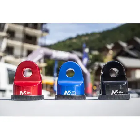 Dirty Roamer Arrêt de corde 8T en aluminium anodisé bleu pour