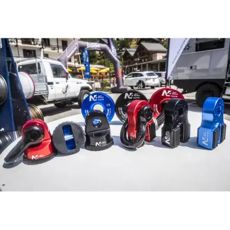 Dirty Roamer Arrêt de corde 8T en aluminium anodisé rouge pou