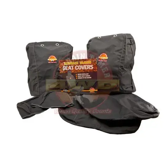 SEAT COVER SET FRONT DRV + PASS BUCKETS WITH S/I AIRBAG GREY