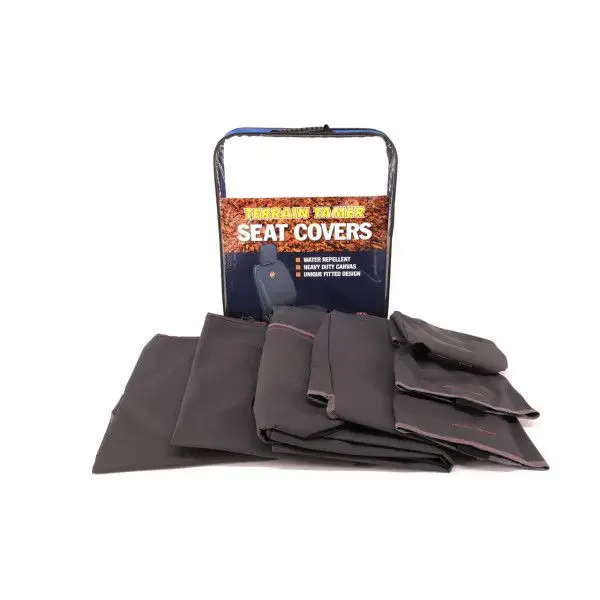 SEAT COVER SET REAR GREY