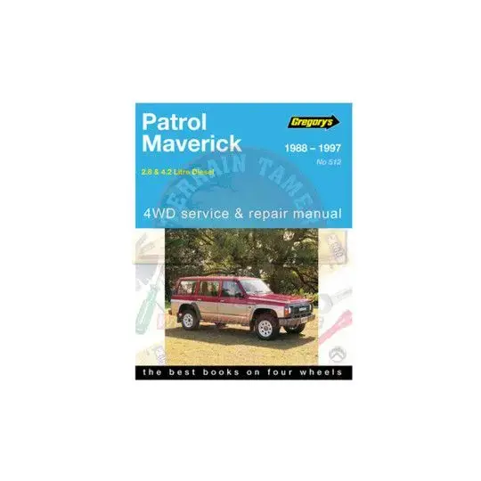 MANUAL NISSAN PATROL GQ 4WD FORD MAVERICK 4WD DIESEL 88-97