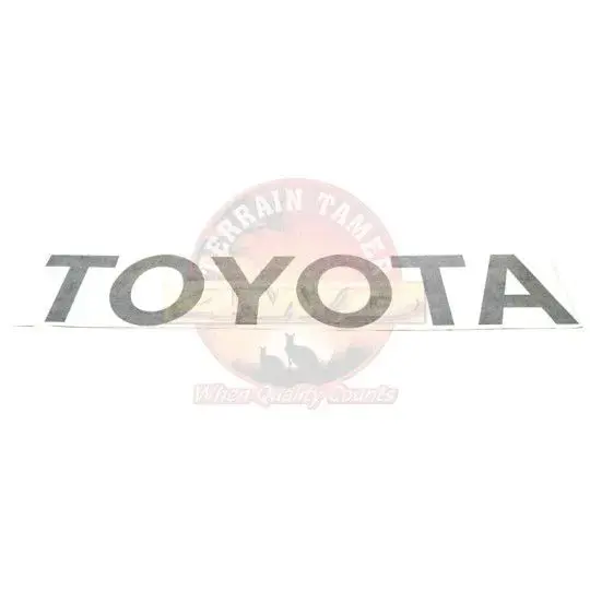 TOYOTA STICKER TAIL GATE