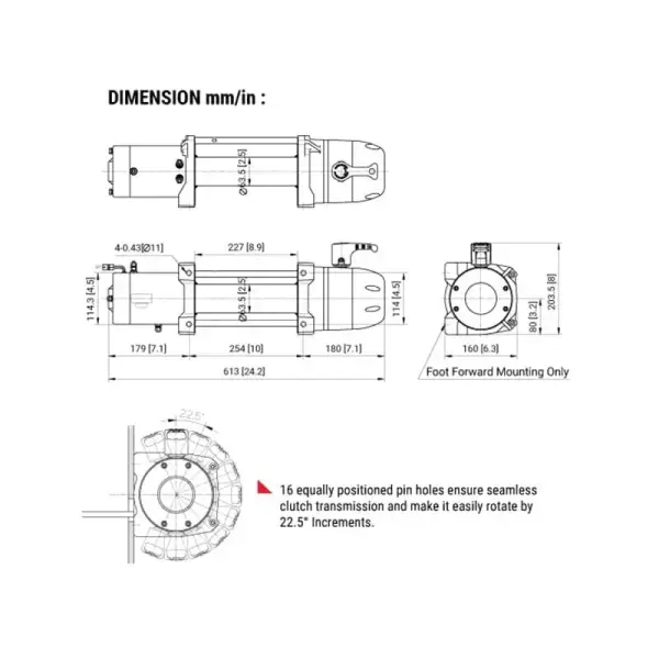 Offroad-Superstore.it TREUIL COMEUP SLIM 12.5 RS 12V COME UP