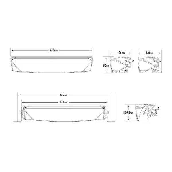 Offroad-Superstore.it PHARE LED LAZER AIR-90 (with Beacon Fun