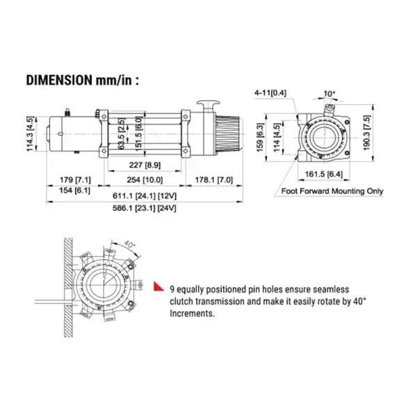 Offroad-Superstore.it TREUIL COMEUP DV12  LITE  24V COME UP