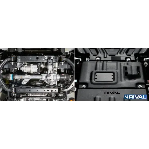 Offroad-Superstore.it PLAQUE PROTECTION 3 mm RIVAL ACIER MOTE