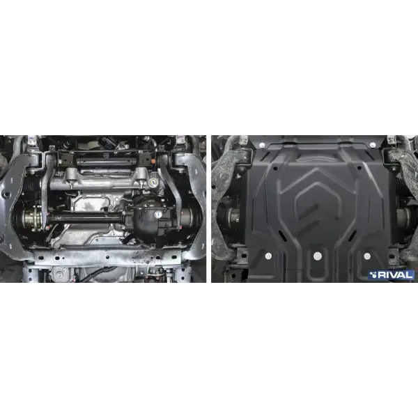 Offroad-Superstore.it PLAQUE PROTECTION 3 mm RIVAL ACIER MOTE