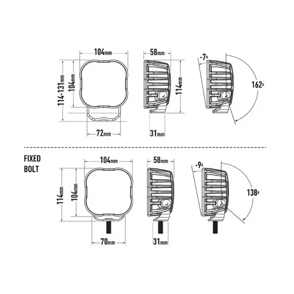 Offroad-Superstore.it PHARE LED LAZER UTILITY-50 (CISPR 25 CL