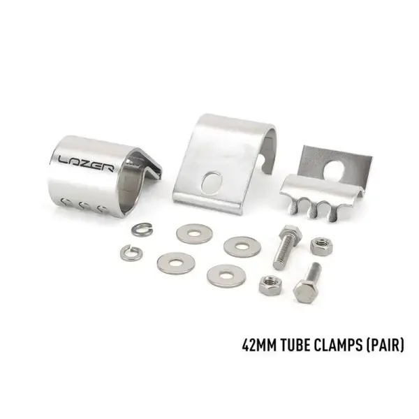 Offroad-Superstore.it BRIDE DE MONTAGE INOX - TUBE Ø 42mm (la