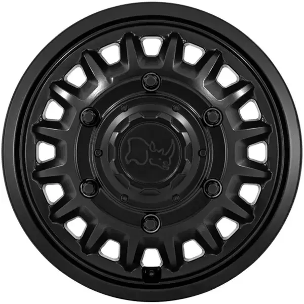 CERCHIO BLACK RHINO ALISO DUALLY 16X6 6X205 ET110 CB161 MATTE BLACK