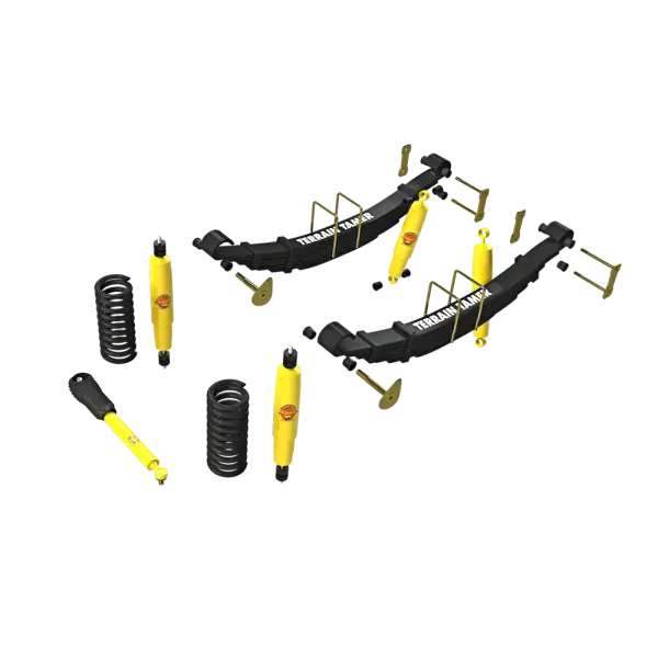 Land Cruiser 78-79 series Kit suspension Terrain Tamer Lames Paraboliques +850kg