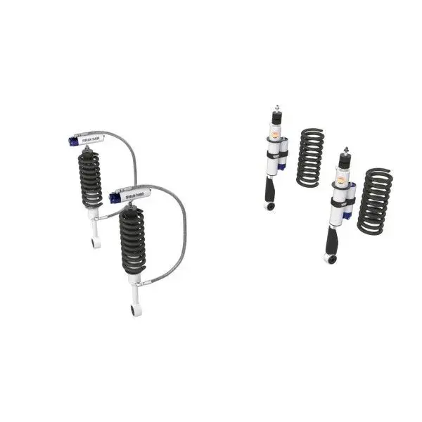 Land Cruiser KDJ150 Kit suspension Terrain Tamer Amortisseurs Bonbonnes séparées conversion pneumatique en ressorts
