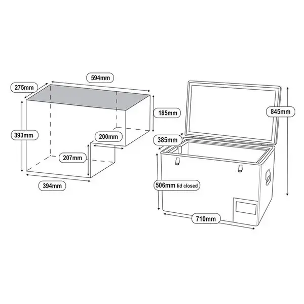 Achetez National Luna Nl52 Legacy Smart Qc Single Refrigerato