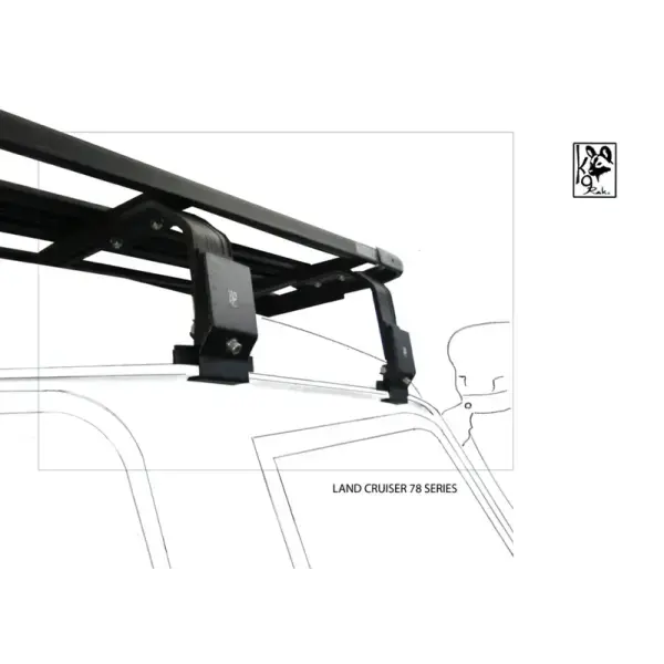 Achetez Eezi-awn K9 Roofrack Toyota Land Cruiser 78-1400 X 28