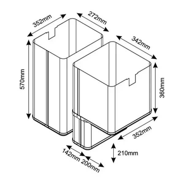 Achetez National Luna Nl110 Legacy Smart Qc Dual Refrigerator