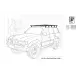 Achetez Eezi-awn K9 Roofrack Toyota Land Cruiser 80-1400 X 22