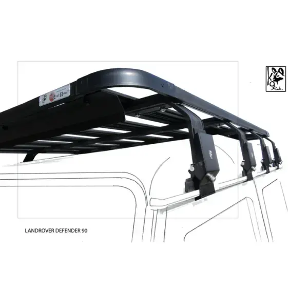 Achetez Eezi-awn K9 Roofrack Land Rover Defender 90-1400 X 20
