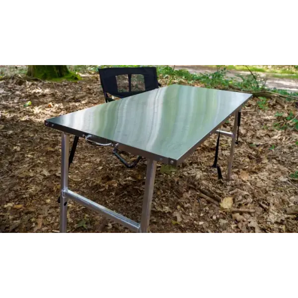 Achetez Bushtech Bush Cabin Stainless Steel Table au meilleur