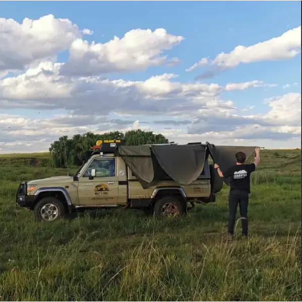 Achetez Big Country Ostrich Wing-rechterzijde-olijfgroen-zwar