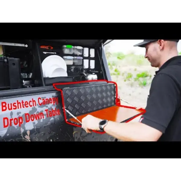 Achetez Bushtech Drop Down Table Ineos Quartermaster-with Can