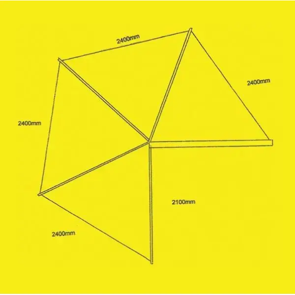 Achetez Eezi-awn Bat 270 Awning-lhs-beige au meilleur prix su