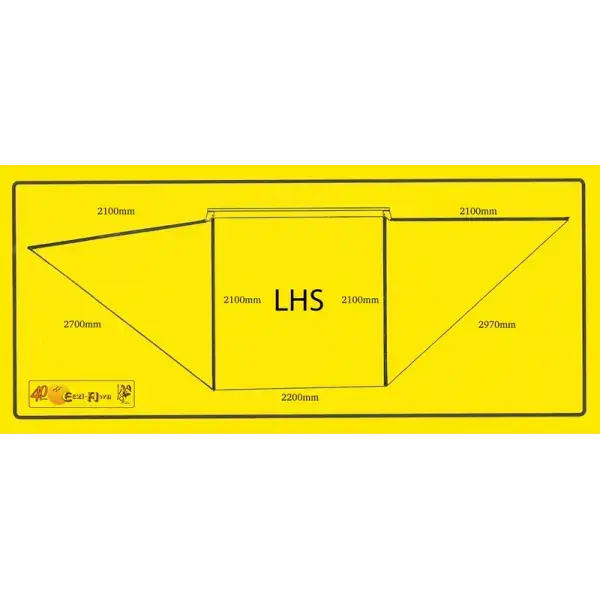 Achetez Eezi-awn Dragonfly 180 Awning-lhs-beige au meilleur p