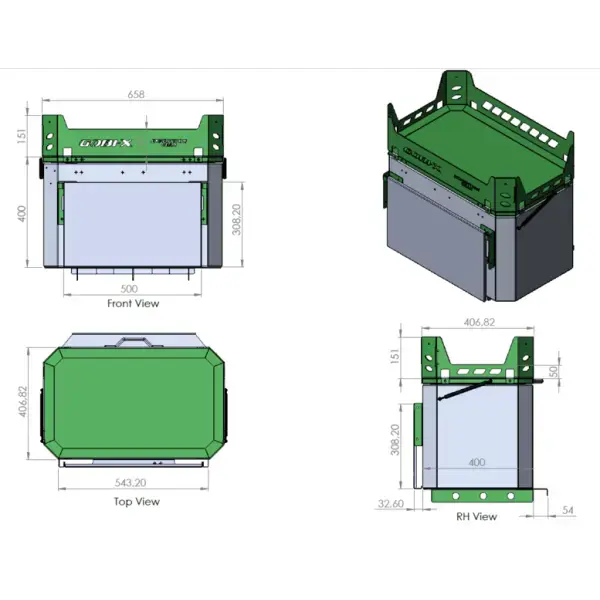 Achetez Gobi-x Utility Box Carrier-rechterzijde-no Pop-up Tab