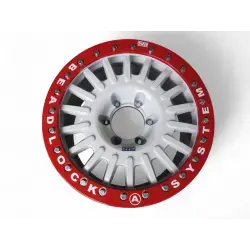 Dirty Roamer Jante alu Braid Winrace beadlock Blanche 8x16 6x