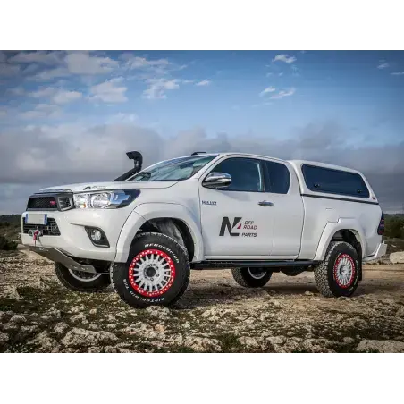 Dirty Roamer Jante alu Braid Winrace beadlock Blanche 8x16 6x