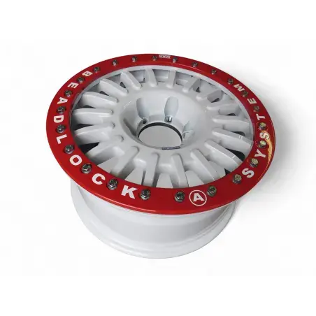 Dirty Roamer Jante alu Braid Winrace beadlock Blanche 8x16 6x