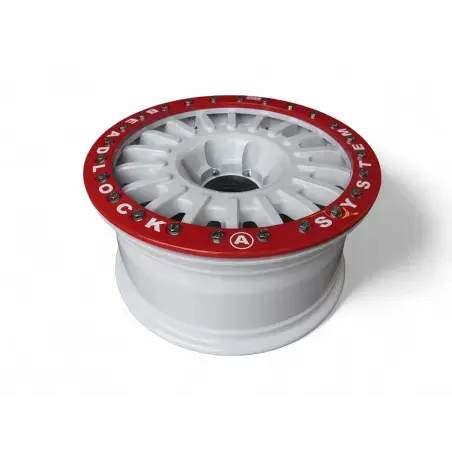 Dirty Roamer Jante alu Braid Winrace beadlock Blanche 8x16 6x